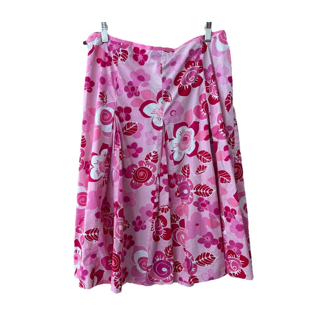FORWEAR New York VTG Skirt Sz 10 Pink Floral 70’s Hippie Barbiecore Bohemian